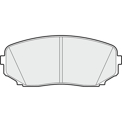 Apec Blue Brake Pads - Front PD4268 - For Mazda CX7 & Mitsubishi Eclipse Cross