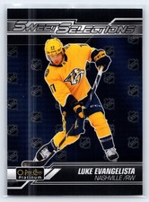 2023-24 O-Pee-Chee Platinum Sweet Selections Luke Evangelista RC #SS-7 Nashville