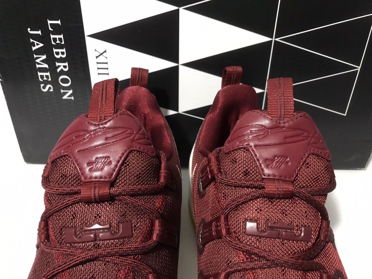 Nike LeBron Xlll Low 'CAVS' LE XX16 Red/Maroon 831925-610 Sz