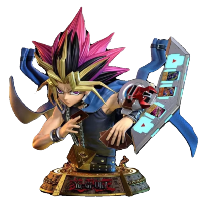 置物 yu ZENKAI Studio Duel Yu-Gi-Oh! Yugi Muto Bust 1/1 Resin Statue Yugi