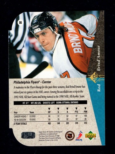 1994-95 Upper Deck SP Die Cut Hockey Cards Including Some Rookies You Pick - Picture 49 of 83