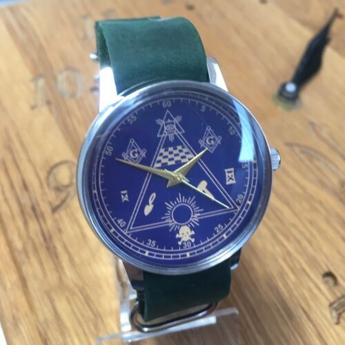 Vintage watch Raketa Masons Wristwatch cold war Watch, Excellent Condition - Picture 3 of 24