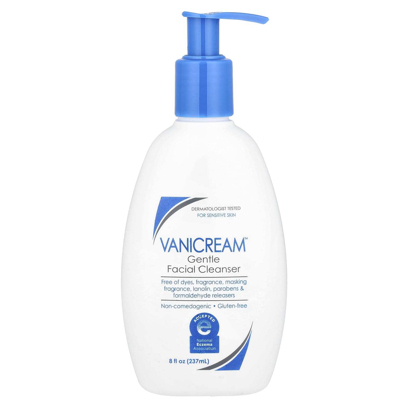 Vanicream, Gentle Facial Cleanser, For Sensitive Skin, Fragrance Free, 237 ml