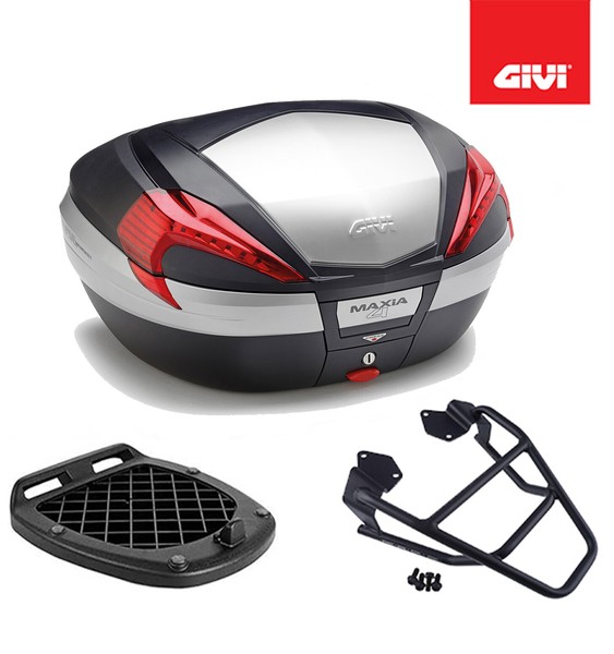 Givi Koffer Kit Schwarz V56N + Platte BMW R 1250 GS 2022 2023-image