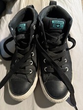 Men's Converse Chuck Taylor All-Star Street Mid Shoes Black Size 8.5