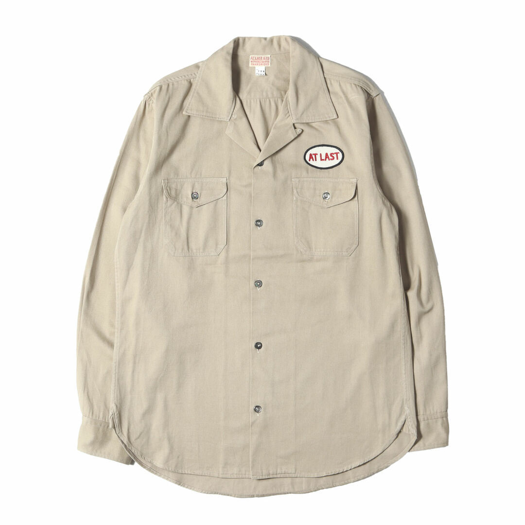 At LAST&CO LAST Shirts Size: 15 1 2 Lot709 Patched Cotton Twill 