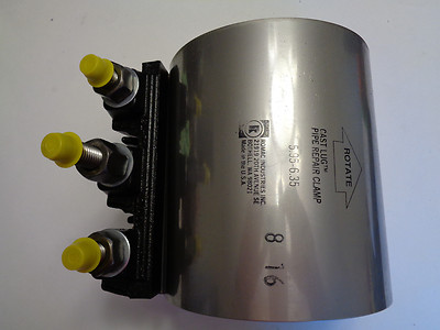 ROMAC 171-063507000 CAST LUG PIPE REPAIR CLAMP RANGE: 5.95 - 6.35 / CL1-6.35X7.5