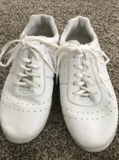 Yingrui Womens White Lightweight Super Comfy Shoes Sz 5.5 Walking Athletic EUC