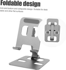 Universal Adjustable Metal Desk Tabletop Phone iPad Tablet Stand Foldable LOT