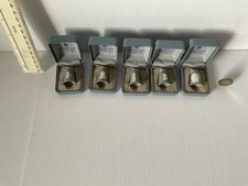 RARE VINTAGE SET OF 5 WEDGWOOD GREY JASPER BOXED THIMBLES