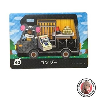 Animal Crossing amiibo Karte amiibo + 42 Gonzo