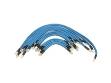 AC/DC WIRE AND SUPPLY 2 Awg HD Golf Cart Battery Cable Blue 18 Pc Kit 96 Club...