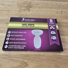 Ballotte Silicone Heel Protector, Heel Grips/Heel Pads for Shoes Natural 8 Pack
