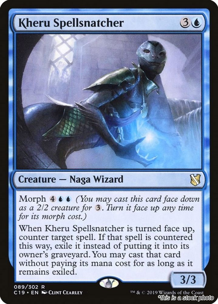 Kheru Spellsnatcher (C19 89), Normal, Commander 2019, MTG