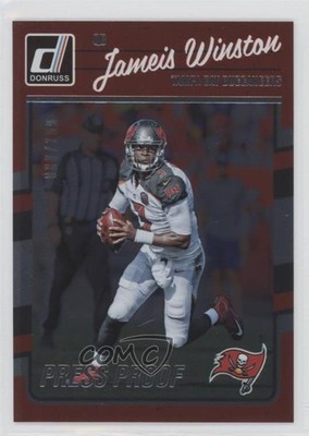 2016 Donruss Press Proof Silver /100 Jameis Winston #273 0q1p