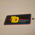 VINTAGE TD PERFORMANCE PRODUCTS STICKER TRANS-DAPT EQUIPMENT RACING AUTOMOTIVE — photo 3