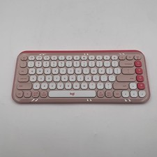 Logitech POP ICON Combo, Bluetooth Keyboard - Rose - KEYBOARD ONLY NO DONGLE