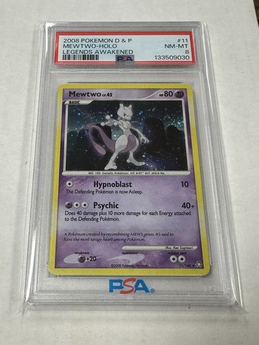 Mewtwo graded PSA 8 for sale on eBay
