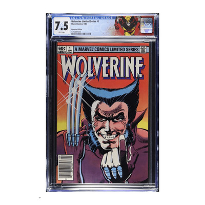 Wolverine 1 CGC 7.5 | Newsstand Variant | Custom Label | 1982