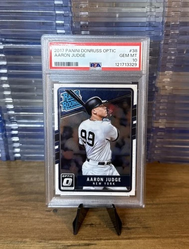 2017 Optic Aaron Judge Rates Rookie PSA 10 Yankees Rare MVP Invest