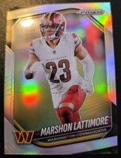 2025 Panini Prizm Football Marshon Lattimore Silver Prizm #184 Commanders