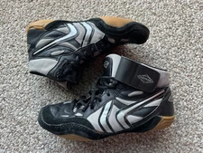 ⭐️Matman Wrestling SO40 Wrestling Shoes Adult 8 Black/Silver/Brown READ⭐️