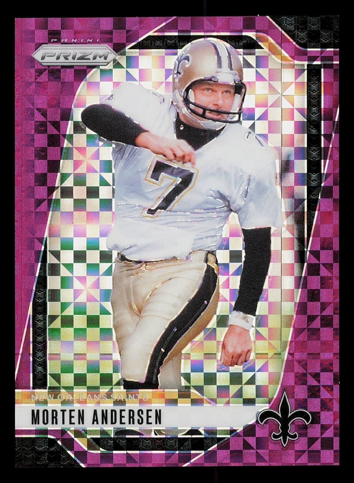 2024 Panini Prizm - Morten Andersen #211 Purple Power Prizm /49