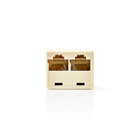 NDS Splitter di rete per telecomunicazioni  RJ45 Femmina  2x RJ45 Female  Placca