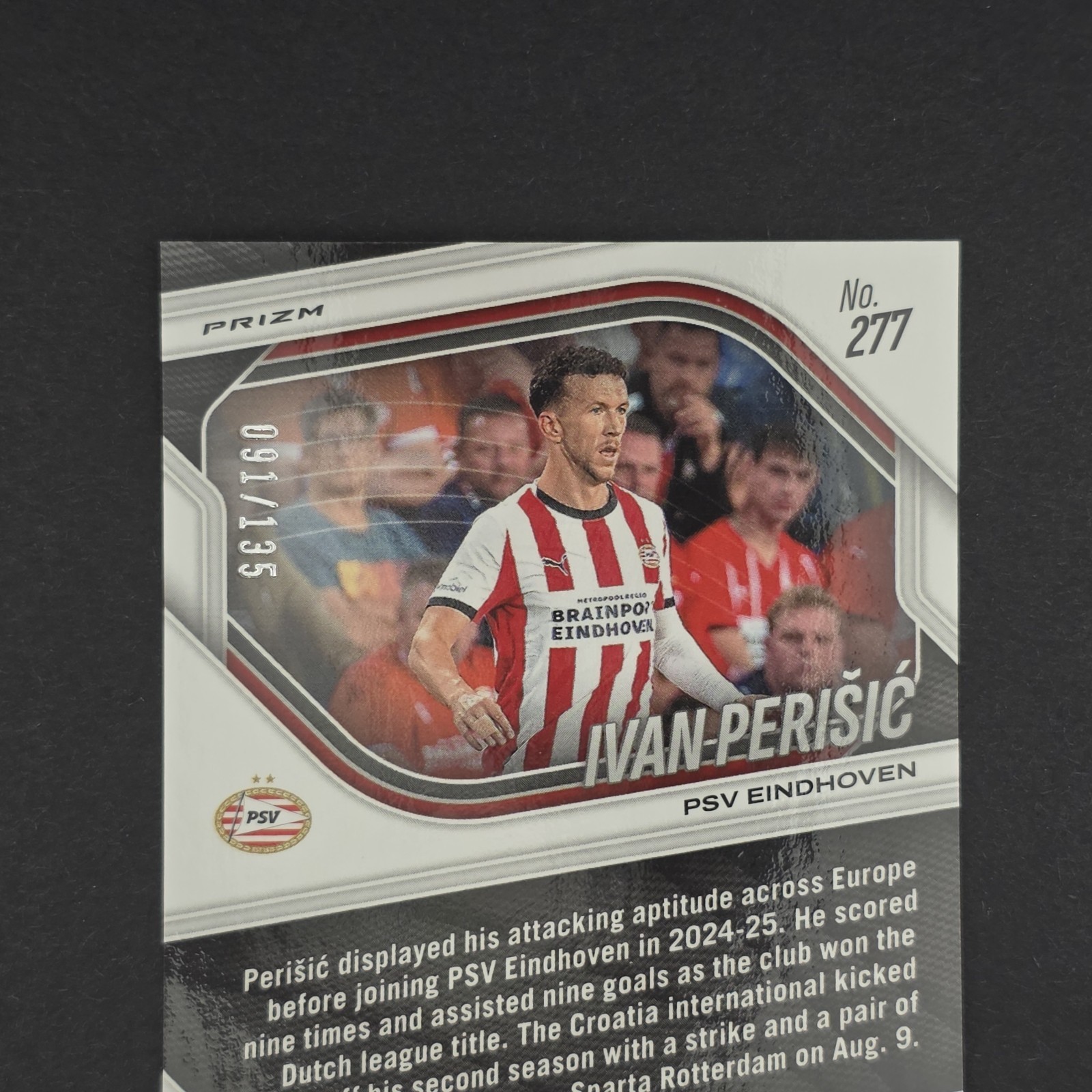 2025-26 Panini Prizm FIFA IVAN PERIŠIĆ /135 #277 PSV Eindhoven CROATIA view 5