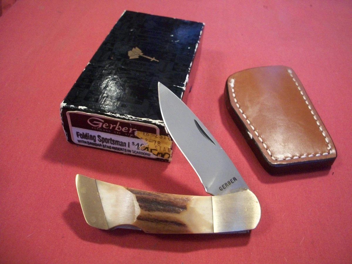 25+ Gerber Sportsman Knife In Collectible Vintage Factory