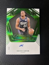 2024/25 Panini Flawless Devin Carter Shade Signatures RC Rookie Auto Emerald /5
