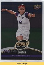 2025 Upper Deck World of Sports Silver Foil Oli Pena #199 READ o1h
