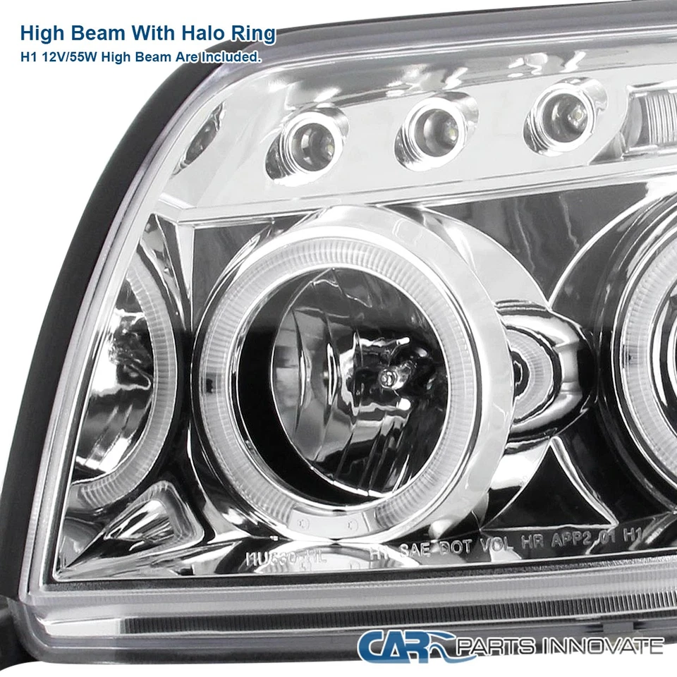 Fits 2003-2005 Toyota 4Runner LED Halo Projector Headlights Lamps Replacement Foto 4 de 4