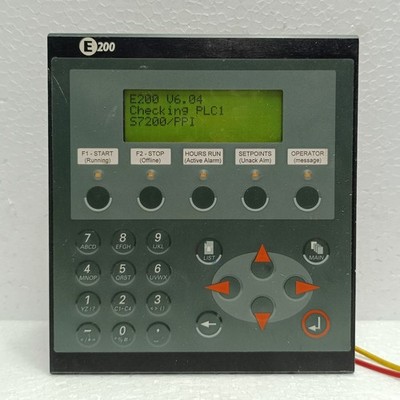 Used Beijer Electronics E200 02800F 24VDC Industrial Control Panel