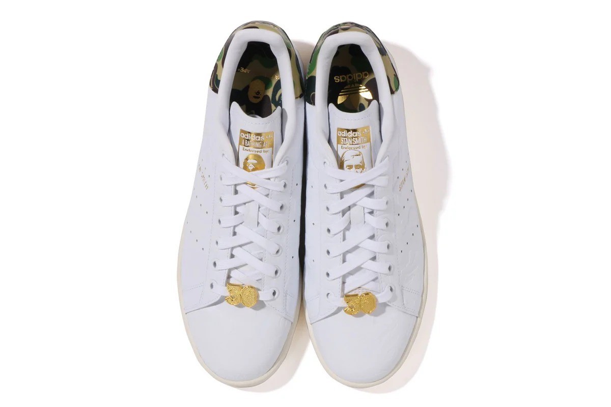 Adidas Mens STAN SMITH BAPE Trainers / White / BNIB / RRP £140 image 7
