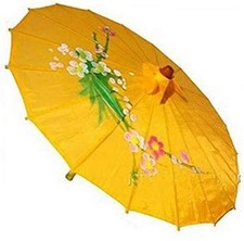 2197, 32" Chinese Parasol Japanese Wagasa Sun Shade Umbrella Beach Umbrella f...