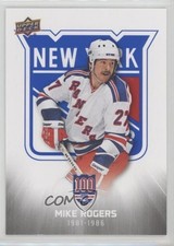 2025-26 Upper Deck New York Rangers Centennial Mike Rogers #25 e6j