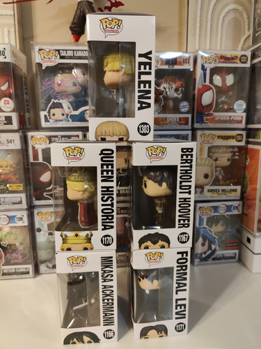 Funko Attack On Titan Lot 5 Mikasa.Bertholdt.formal.yelena.queen Historia - Photo 3 sur 6
