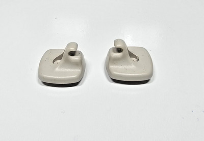 2006-2012 Mitsubishi Eclipse Sun Visor Clip Set Beige 6910111 828226