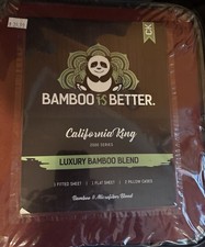 California King Sized Bed Sheet Set