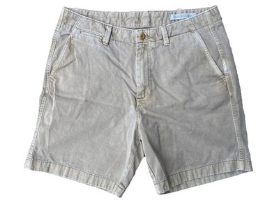 Outerknown Nomad Chino Shorts 31  (Actual 32 ) Khaki Comfort Organic Cotton READ