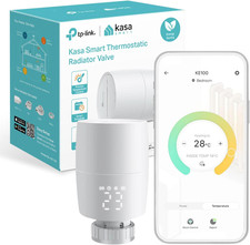 Kasa Smart Thermostat Radiator Valve, Smart Radiator Valve, Energy Saving, LED D