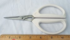 Joyce Chen Unlimited Kitchen Scissors White Handles made in Japan
