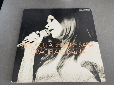 Graciela Susana -  Adoro, La Reine de Saba -  JAPAN VINYL OBI POSTER - ETP-72045