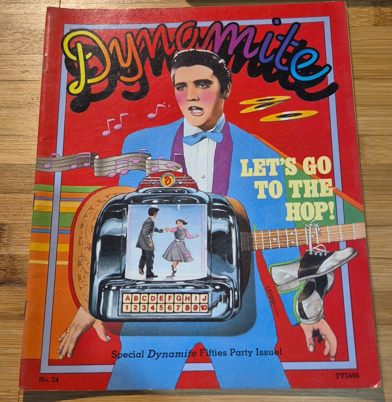 Dynamite Magazine Issue 24 April 1976 Special Edition 1950s Rock & Roll Elvis