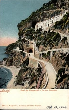 Hotel dei Cappuccini Amalfi Campania Italy vintage UDB postcard g887