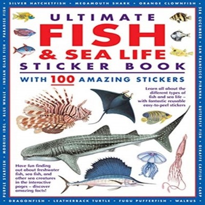 Ultimate Fish Sea Life Sticker Book Armadillo Books Paperback Ann