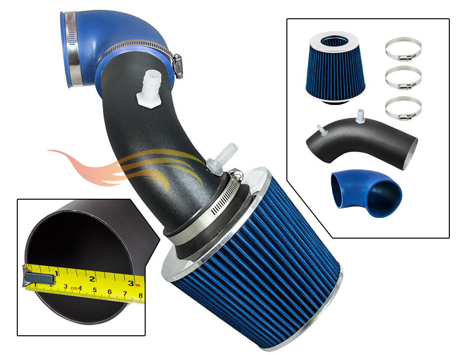 Xyz Rw Blau RAM Luft Ansaug Set + Filter Für 2011-2018 Taurus Sho 3.5L V6 Turbo