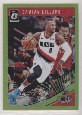 2018-19 Panini Donruss Optic Lime Green Prizm 54/149 Damian Lillard #1 0k8