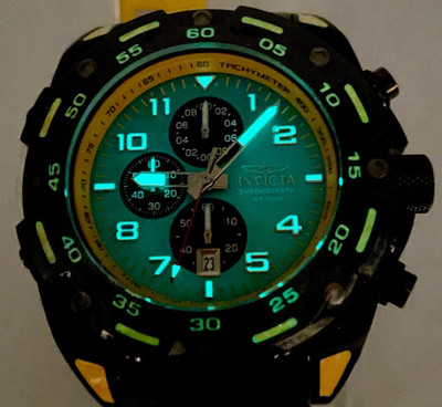 Invicta Sea Monster Men's Watch - 50mm, Orange, Black (37663)